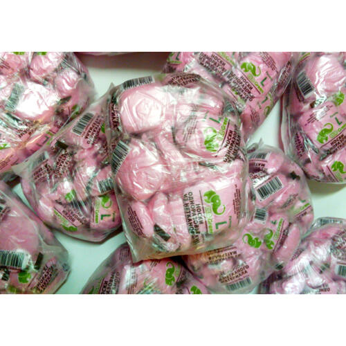 Носки одноразовые из спанбонда, розовые, индивидуальная упаковка